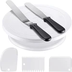 Kootek Cake Decorating Kit Baking Supplies Set Turntable With 2 Frosting. Fixed Price $24.59.