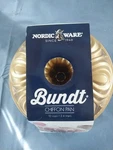 Nordic Ware Cast Aluminum Chiffon Bundt Pan, Gold. Fixed Price $45.99.