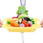 Nourished Essentials Over The Sink Colander - 13 Inches Expandable Yellow. Fixed Price $16.99.