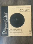 Pampered Chef Pizza Stone 13" Round Classics Collection Baking 1340 With Box. Fixed Price $25.00.