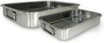 Cook Pro 4-PIECE ALL-IN-1 Lasagna And Roasting Pan Stainless. Fixed Price $35.23.