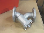 New No Name 2" Flanged S/s Stainless Wye Strainer RF-62B 10K-50 SCS13 4BOLT. Fixed Price $290.00.
