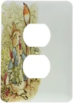 3DROSE Lsp 110164 Peter Rabbit The Garden-vintage Art 2 Plug Outlet. Fixed Price $13.95.