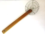 Stainless Steel Spider Strainer Asian Food With Bamboo Handle 12 - Inch. Fixed Price $12.95.