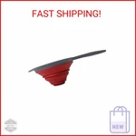 Dexas Pop Store Collapsible Strainer, 8-INCH, Red, 1.3 Quarts Capacity, Dishwa. Fixed Price $14.58.
