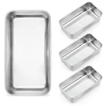 Onader 9 X 5 Bread Pans, Stainless Steel Deep Meatloaf For Baking Se.... Fixed Price $32.39.