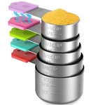 Magnetic Measuring Cups, 5 Stainless Steel Nesting Se... Fast Ship. Fixed Price $25.99.