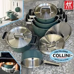 Zwilling - Set Of 5 Stainless Steel Pots Pure + 4 Lids. Fixed Price $514.43.