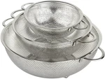 3-PIECE Stainless Steel Mesh Micro-perforated Strainer Colander Set (1-QUART, 2.. Fixed Price $39.95.