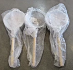 3 Pack Alegacy S9200 Stainless Steel Double Mesh Strainer 12" Heavy Duty *new*. Fixed Price $119.99.