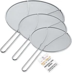 Williams Sonoma Us Kitchen Supply 3 Size Stainless Steel Pot Pan Splatter Screen. Fixed Price $25.00.