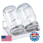 Haswe Sprouting KIT-2 Wide Mouth Quart Mason Jars 316 Stainless Steel. Fixed Price $51.13.