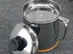 Bacon Grease Container Kitchen Oil Can With Strainer For Store Meat Fr. Fixed Price $11.52.
