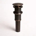 Stylewise By Keeney Push Button Bathroom Sink Drain Bronze Finish No Overflow. Fixed Price $15.29.