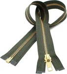 24" Medium Weight Jacket Zipper Brass Separating 567 Olive Green (1. Fixed Price $23.09.