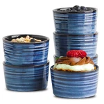 Hasense Oz Ramekins For Baking,ceramic Souffle Dish Oven Safe Set Of 6,PORCELA. Fixed Price $31.37.