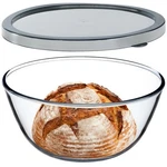 Ewafilu 4.7QT Large Glass Mixing With Lid, Clear Salad Cooking Bowls. Fixed Price $47.49.