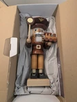 Alexander Taron 9.5" Brn & Blk Christian Ulbricht Conductor Natural Nutcracker. Fixed Price $57.62.