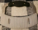 Pampered Chef Crinkle Cutter #1063 Curved Blade Stainless Steel Sheath Retired. Fixed Price $8.00.