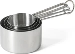 Martha Stewart Richburn Piece Stainless Measuring Cups (set Of 4), Silver. Fixed Price $18.53.