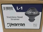 Karran 4-1/2 In. Kitchen Sink Basket Strainer Stainless Steel L-1 New. Fixed Price $10.48.