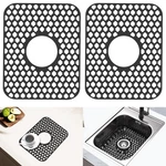 Behok Pack Silicone Sink Protector For 13.625 X 11.625 Inches, Black. Fixed Price $24.24.