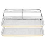 Ymiton Nonstick Ceramic Baking Sheet With Rack 2-PACK 13X9 Quarter Pan Ext. Fixed Price $49.81.
