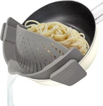 Clip Strainer For All Pots Pan,silicone Pasta Kitchen Gadgets,collap. Fixed Price $13.73.