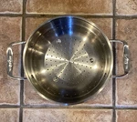 All Clad 10 X 4.5 Pasta Strainer Steamer Colander Stainless Steel Usa. Fixed Price $48.00.