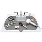 Bathroom Counter Cover & Storage Saver Foldable Silicone Mat For Hot Tools Hair. Fixed Price $41.73.