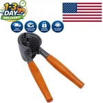 Spring-loaded Nutcracker Tool With Quality Wood Handle For Easy Cracking. Fixed Price $14.99.