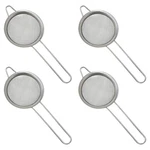 Honbay 4PCS 3.15 Inch Small Tea Strainers Mini Cocktail M, Silver. Fixed Price $10.90.