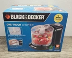 Black & Decker One-touch Food Chopper #HC306B New Open Box. Fixed Price $24.99.