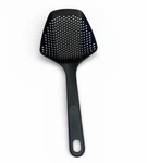 Joseph Large Black Scoop Colander Strainer Slotted Spoon. Fixed Price $6.00.