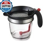 Cuisipro Fat Separator With Bottom Release, Plastic, 4 Cup Strainer Handle,. Fixed Price $51.24.