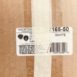 Westbrass Kitchen Sink Basket Strainer For 3.5 Drains, White (open Box). Fixed Price $29.95.