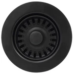Gzila 3-1/2 Inch Kitchen Sink Basket Strainer And Stopper Drain Black. Fixed Price $20.57.