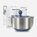 Stainless Steel Salad Spinner 5.3 Qt Lettuce Vegetable Dryer Non-slip Base. Fixed Price $51.95.