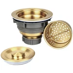 Lqs Kitchen Sink Drain Strainer Assembly, 304 Stainless Steel With.... Fixed Price $33.31.