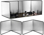 Grease Splatter Guard 2 Pieces Sided Splash For Stove Foldable Backsp.... Fixed Price $77.93.
