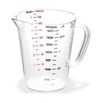 San Jamar 4314407 Commercial Measuring Cup, 0.5 Gal, Clear. Fixed Price $31.42.