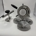 Oxo Good Grips Food Mill For Puree Stainless Steel 2.3 Qt Capacity Complete Epoc. Fixed Price $29.74.
