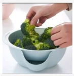 Space Saving 2-IN-1 Kitchen Detachable Strainer/colander & Bowl Set. Fixed Price $8.99.