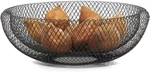 Philippi Mesh Xl Decorative Bowl Black Stainless Steel Fruit Basket 40CM 153006. Fixed Price $115.00.