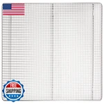 Winco Wire Sheet Pan Grate/cooling Rack Stainless Steel Full Size PGWS-2416. Fixed Price $55.76.