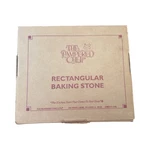 Vintage 1993 Pampered Chef Rectangular Bread & Pizza Baking Stone New Unused. Fixed Price $29.95.