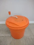 Dynamic - SD92SC 5 Gallon Manual Commercial Salad Spinner Lettuce Dryer Euc. Fixed Price $49.99.