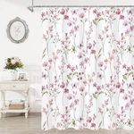 Litabel Watercolor Floral Shower Curtain, Pink 72"W X 72"L (pack Of 1),. Fixed Price $38.21.