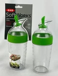 2 Oxo Soft Works Little Salad Dressing Shaker Green One Cup Airtight Leakproof. Fixed Price $18.75.