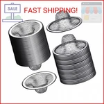 Boocalny 100 Pack Sink Drain Strainer, 2" Top / 1" Stainless Steel Mesh Bathroom. Fixed Price $26.22.